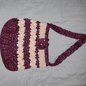 Plastic Hand Woven Handbag